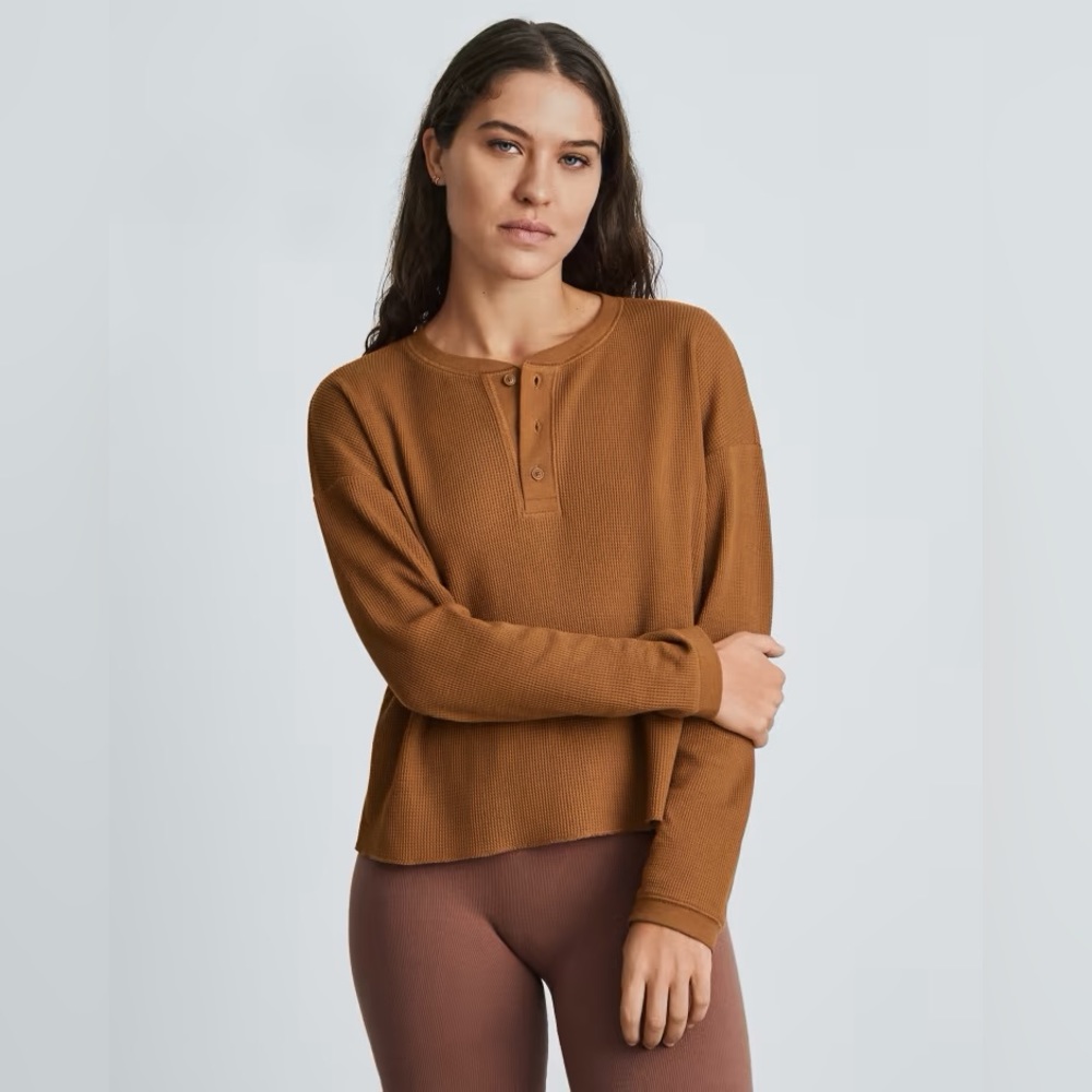 Everlane The Organic Cotton Waffle Henley